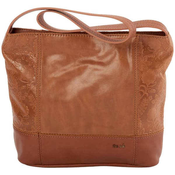 The Sak De Young Hobo - Tobacco Floral Emboss