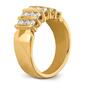 Pure Fire 14kt. Yellow Gold 1ct. Lab Grown Diamond Band - image 6