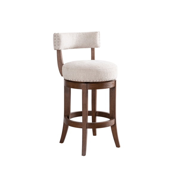 Armen Living Mystic Fabric Counter Height Barstool - image 