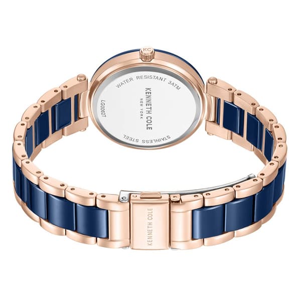 Womens Kenneth Cole® New York Two-Tone Ceramic Watch-KCWLG0062701