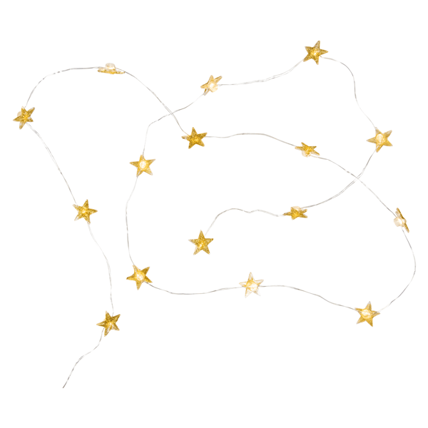 Northlight 5.25ft. Warm White LED Mini Star Christmas Light Set