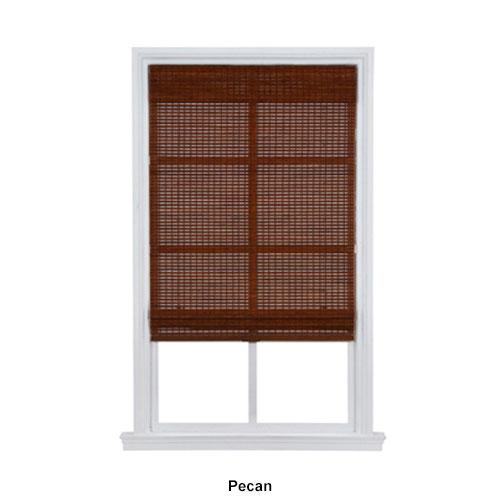 Cordless Bamboo Woven Roman Shade