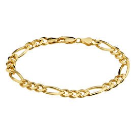 Gold Classics&#40;tm&#41; Gold over Sterling Silver Figaro Chain Bracelet