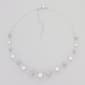 Rosa Rhinestones Pearl Station Rhinestone Necklace - image 1