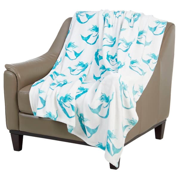 Mermaids Plush Throw