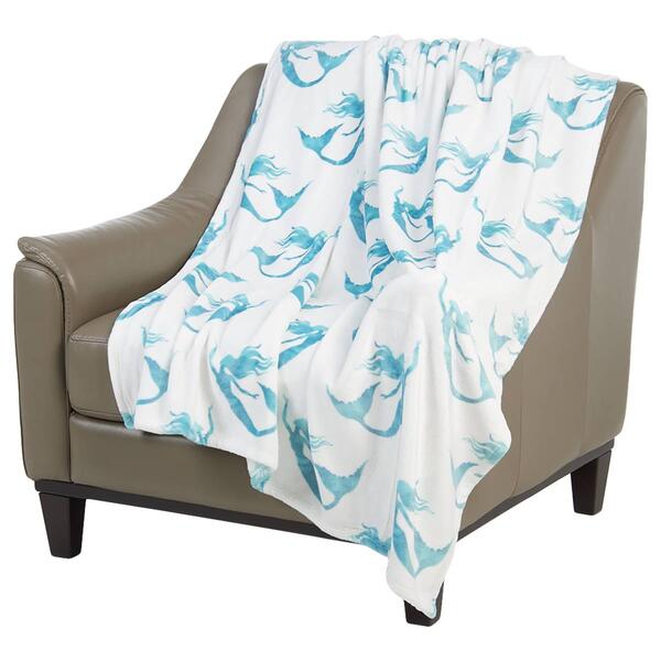 Mermaids Plush Throw - image 