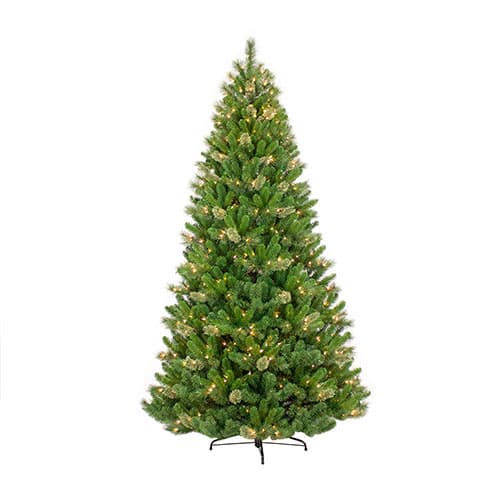 7.5ft. Tenton Pine Christmas Tree with 600 Clear Lights - image 