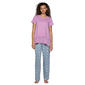 Womens HUE Short Sleeve Cotton Jersey Pajama Top - image 3