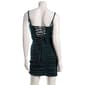 Juniors Emerald Sundae Glitter Knit Lace Up Back Sheath Dress - image 3