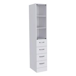 FM FURNITURE Preston Linen Bathroom Cabinet