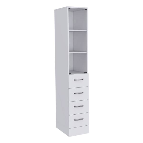 FM FURNITURE Preston Linen Bathroom Cabinet