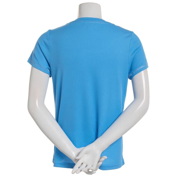 Petite Dollhouse Brushed Poly Rib Tee w/ Lurex Trim Pajama Tee