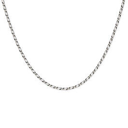 Sterling Silver 18in. Figaro Chain Necklace