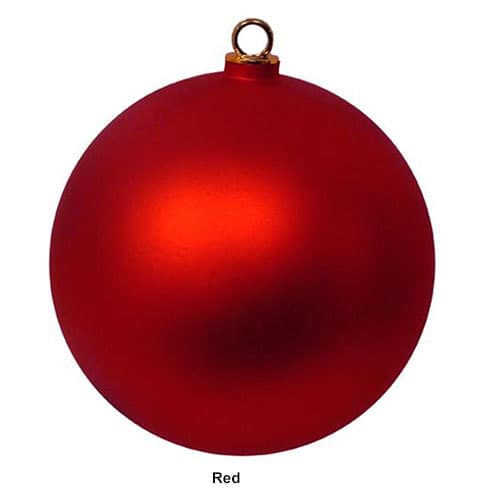 12in. Matte Christmas Ball Ornament - image 