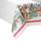 Threadmade Storybook Christmas Village Holiday Tablecloth - image 1