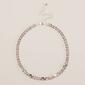Rosa Rhinestones Baguette Choker Necklace - image 1
