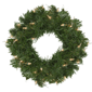 Northlight 12in. Pre-Lit Deluxe Windsor Pine Christmas Wreath - image 1