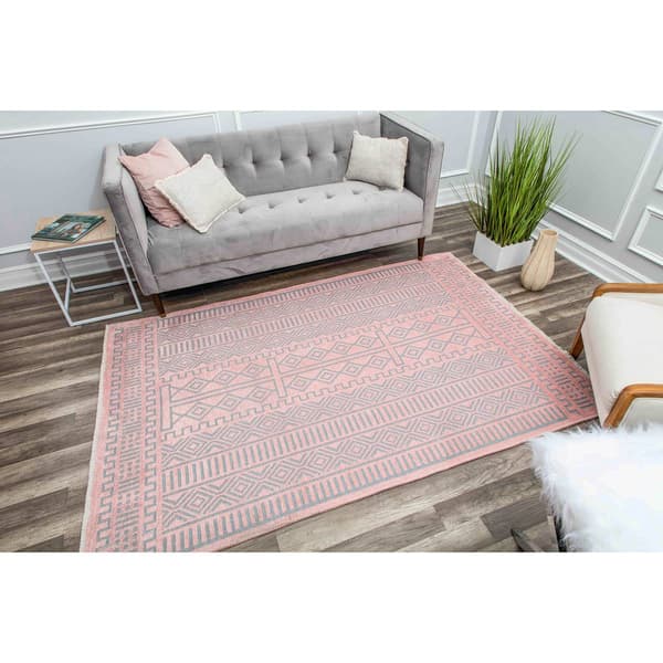 Rugs America&#8482; Khoi Faintly Folk Transitional Vintage Area Rug