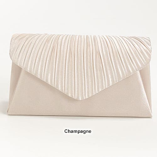 Jessica McClintock Pleated Envelope Clutch