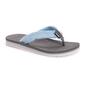Womens Lukees by MUK LUKS&#40;R&#41; Sand Dollar Flip Flops - image 1