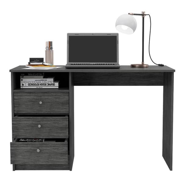 FM FURNITURE Naples Three Drawers Computer Desk