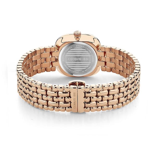 Womens Cerruti 1881 Casena Gold-Tone/White Watch-CIWLG2225203