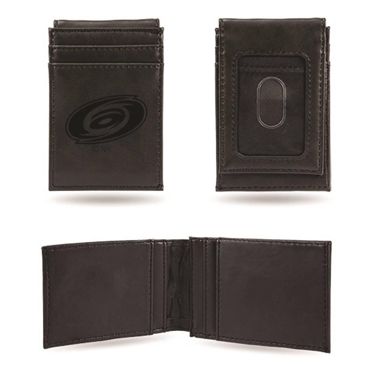 Mens NHL Carolina Hurricanes Faux Leather Front Pocket...