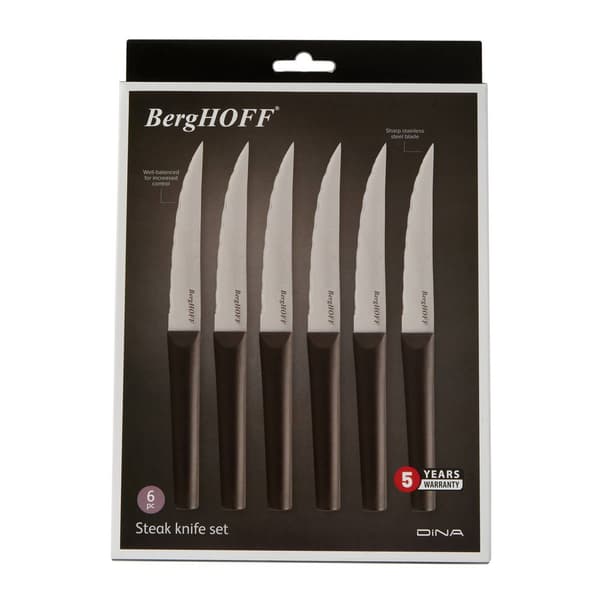 BergHOFF Matrix 6pc. 4.5in. Steak Knife Set