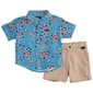 Baby Boy &#40;12-24M&#41; Volcom Tropical Flower Top & Shorts Set - image 1
