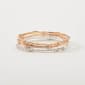 Napier Tri-Tone Bamboo Bangle Bracelet Set - image 1