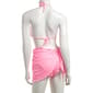 Juniors Mykonos Blue 3pc. Pink Swim Set with Sarong - image 3