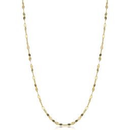 Gold Classics™ 16in. 10ky. Yellow Gold Mirror Flat Link Chain