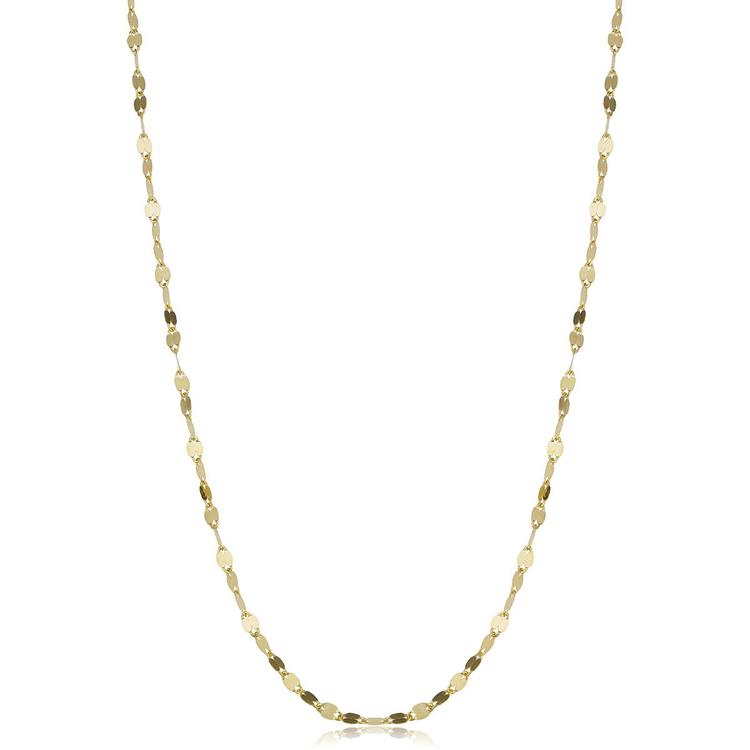 Gold Classics™ 16in. 10ky. Yellow Gold Mirror Flat Link Chain