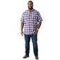 Mens Big &amp; Tall Chaps Stretch Button Down Shirt - Red - image 1