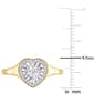 Sophia B 14kt. Gold 1/4ct. Diamond Heart Ring - image 5