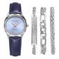 Womens Ellen Tracy Diamond Dial Watch & Crystal Set - ETS0004SL - image 1
