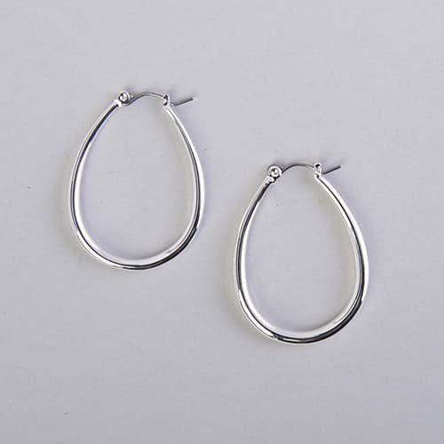Chaps Totally Tubular Hoop Earrings