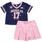 Girls (7-16) Sweet Butterfly® Brooklyn Varsity Top w/ Skirt - image 2