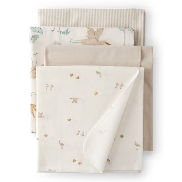 Carters(R) 4pk. Free to Fly Assorted Receiving Blankets - image 