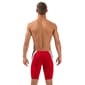 Mens Dolfin® Reliance Solid Red Color Block Jammer Swimsuit - image 2