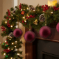 Northlight 12ct. Burgundy Red Matte Christmas Ball Ornaments - image 1