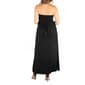 Plus Size 24/7 Comfort Apparel Belted Empire Waist Maxi Dress - image 3
