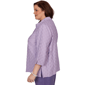Plus Size Alfred Dunner Grand Bazaar Square Button Front Blouse - image 4