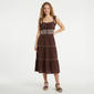 Juniors Trixxi Tie Shoulder Top Stitch Midi Dress - image 1