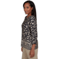 Womens Alfred Dunner Travel Advisory 3/4 Sleeve Leopard Blouse - image 4
