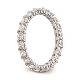 Pure Fire 14kt. White Gold Lab Grown Diamond Prong Eternity Band