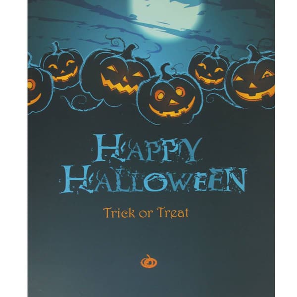Northlight Seasonal LED Jack-O'-Lanterns Happy Halloween Wall Art