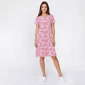 Womens Jaclyn Short Sleeve Tropical Nightshirt - image 1