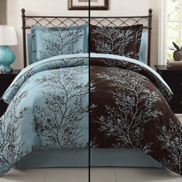 VCNY Home Leaf 8pc. Reversible Bed-in-a-Bag Comforter Set