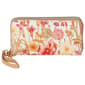 Sasha Flowers Double Zip Around Wristlets - image 1